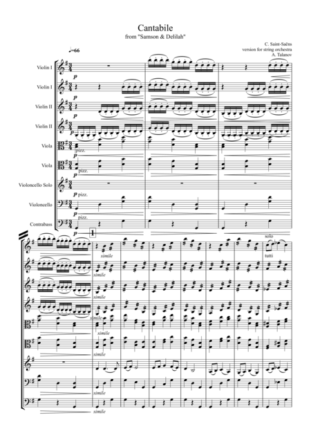 Cantabile From Samson And Delilah Page 2