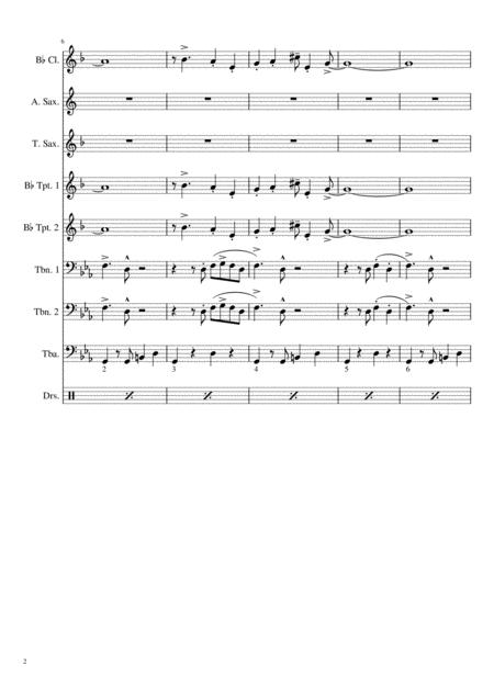 Caravan Instrumental Version J Tizol D Ellington I Mills Wind Ensemble Drumkit Page 2