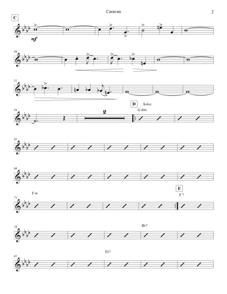 Caravan Violin 1 Page 2