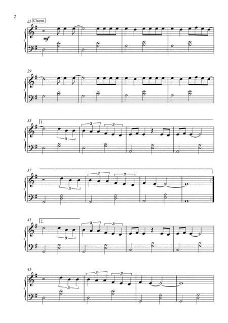 Cardigan Taylor Swift Easy Piano Sheet Page 2