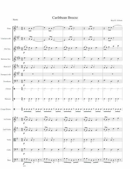 Caribbean Breeze Full Orchestra Page 2