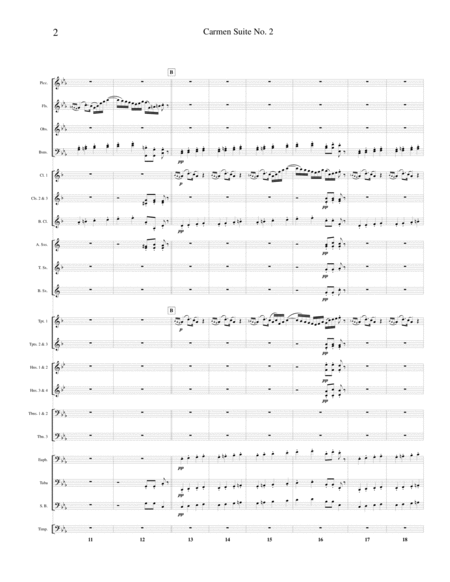 Carmen Suite No 2 For Concert Band Page 2