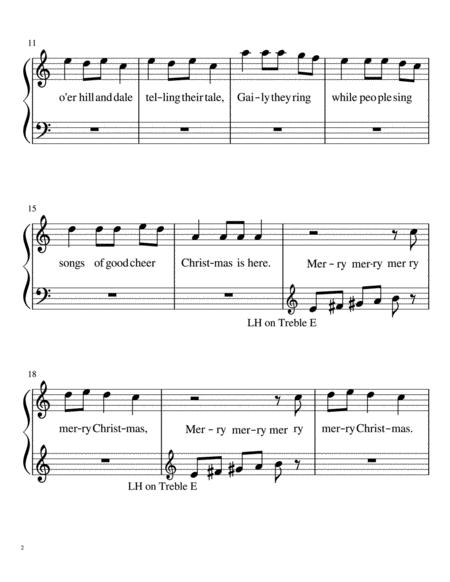 Carol Of The Bells For Very Easy Piano Page 2
