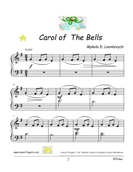 Carol Of The Bells Level 4 Page 2