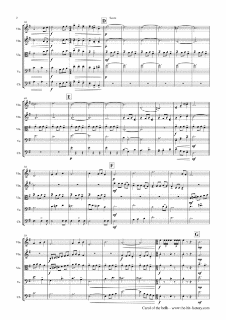 Carol Of The Bells Pentatonix Style String Orchestra Page 2