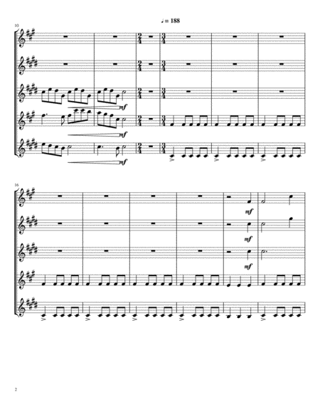 Carol Of The Bells Trans Siberian Version Page 2