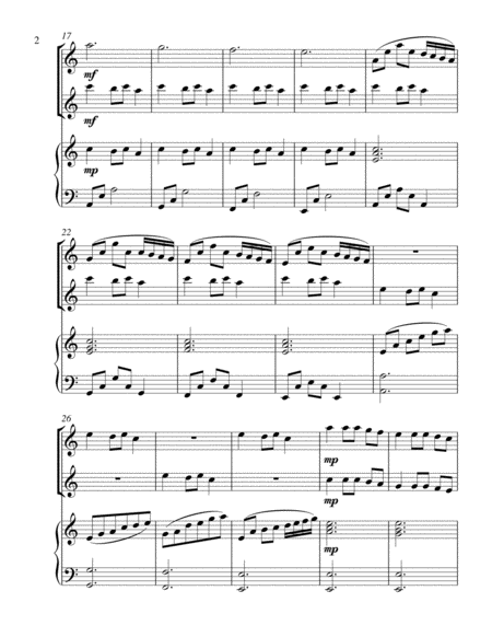 Carol Of The Bells Treble C Instrument Duet Page 2