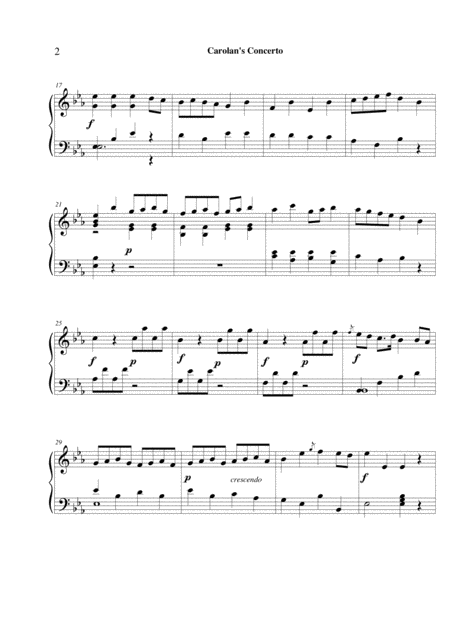 Carolans Concerto Lever Harp Solo Page 2