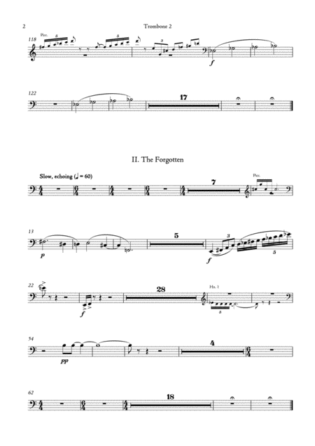 Carson Cooman Enchanted Tracings Piano Concerto No 2 2008 For Solo Piano And Wind Ensemble Trombone 2 Part Page 2