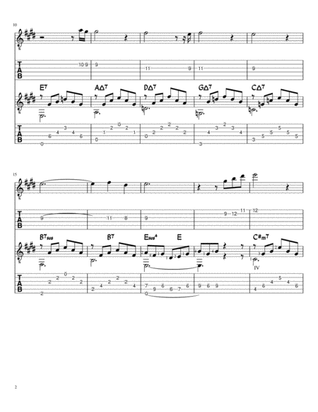 Cavatina For Two Guitars Page 2