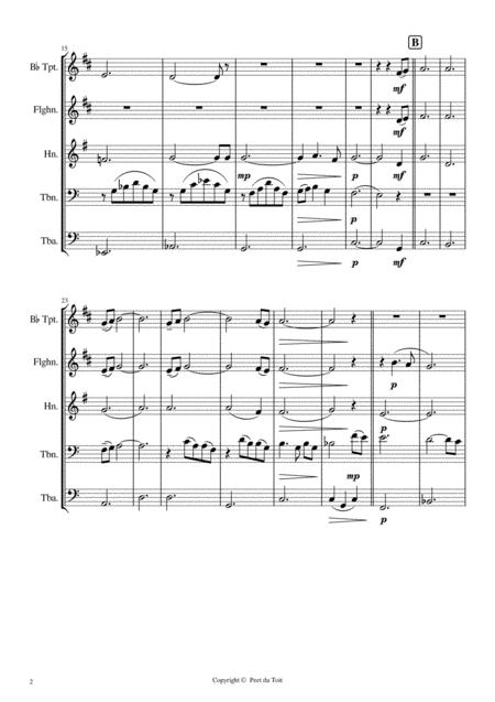 Cavatina Theme From The Deer Hunter Stanley Myers Brass Quintet Page 2