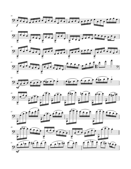 Cello Caprice No 4 Mars In C Major Page 2