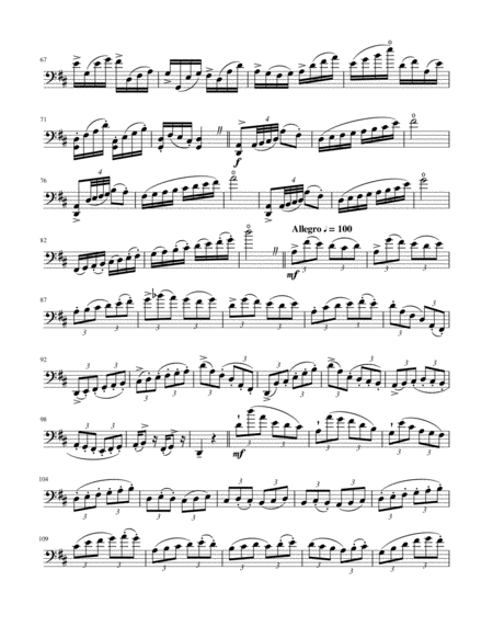 Cello Caprice No 5 Jupiter In D Major Page 2