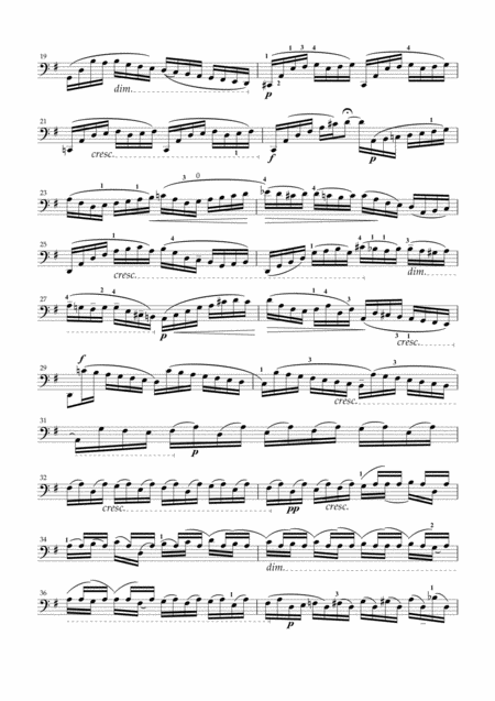 Cello Suite No 1 In G Major Prelude Page 2