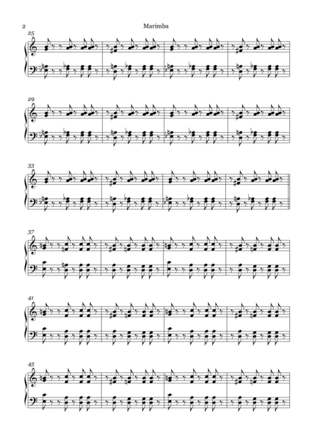 Chamber Dream Marimba Part Page 2