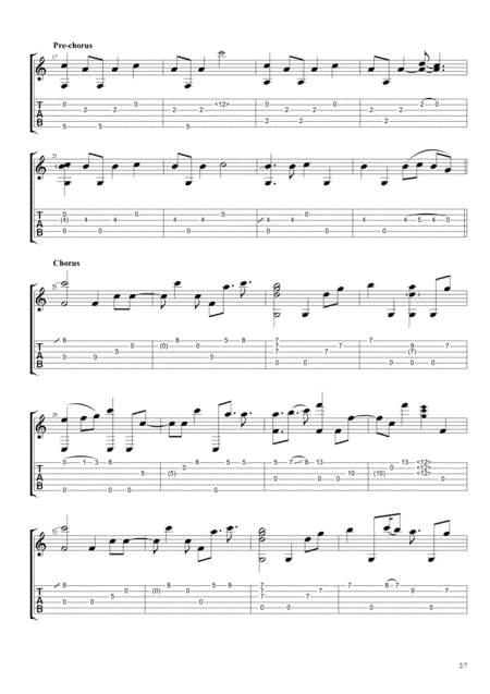 Chandelier Fingerstyle Guitar Page 2