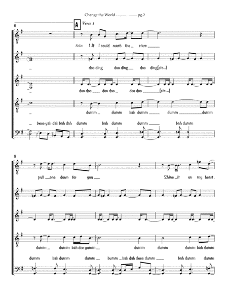 Change The World Satb Acappella Page 2