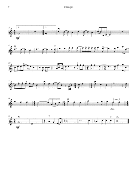 Changes String Quartet Page 2