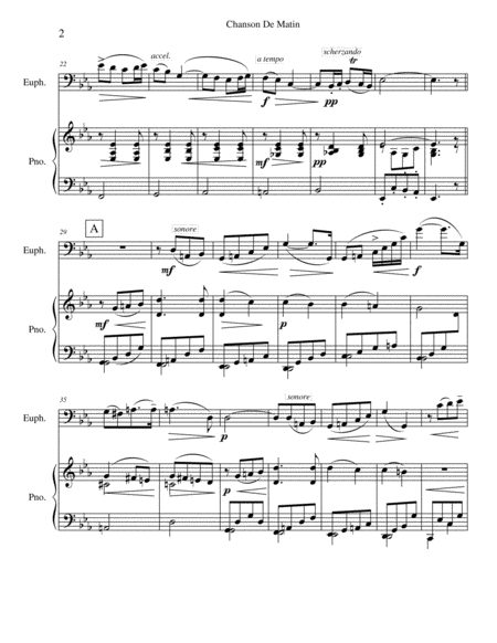 Chanson De Matin Opus 15 N 2 Page 2