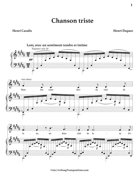 Chanson Triste B Major Page 2