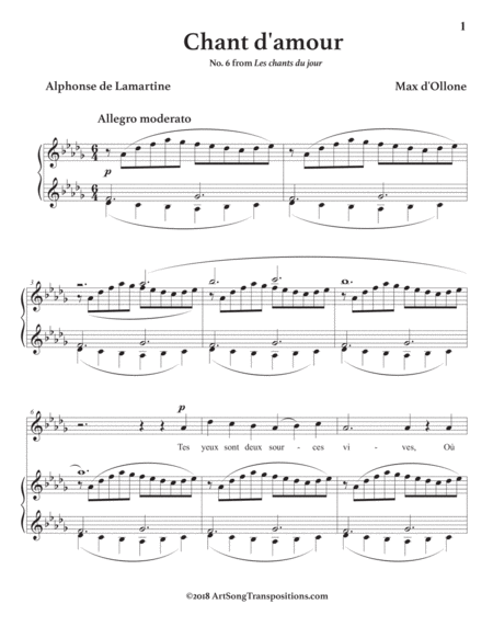 Chant D Amour D Flat Major Page 2