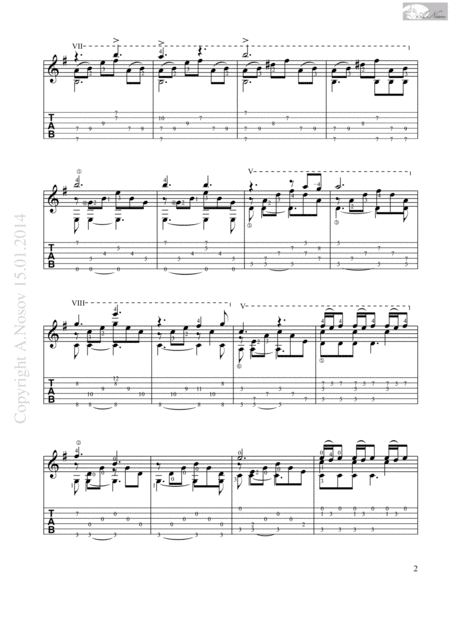 Chi Mai Sheet Music For Guitar Page 2