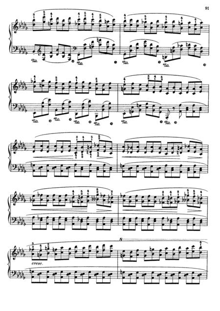 Chopin Etude In Db Major Op 25 No 8 Original Complete Version Page 2