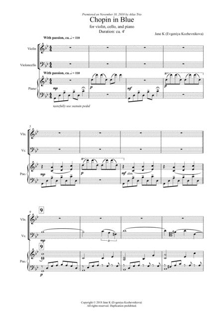 Chopin In Blue Violin Cello Piano Page 2