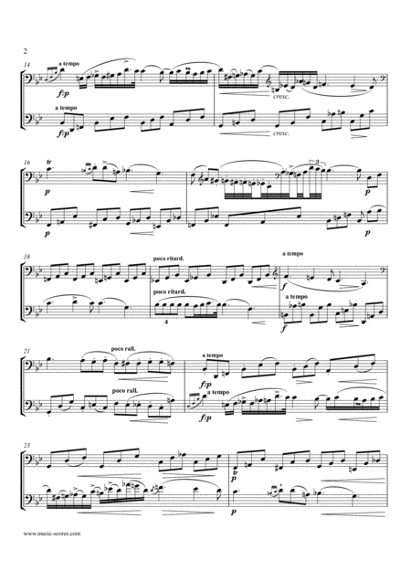 Chopin Nocturne Op 09 No 2 2 Cellos Eb Page 2