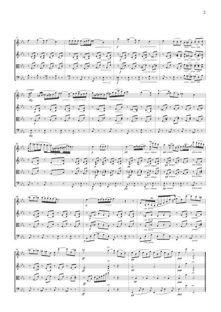 Chopin Nocturne Op 9 No 2 For String Quartet Cc004 Page 2