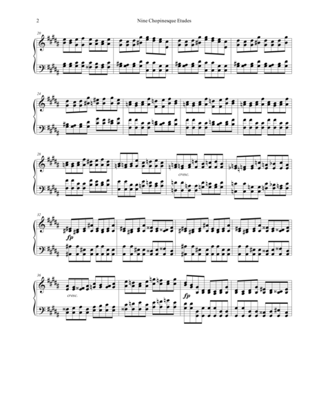 Chopinesque Etude No 7 In B Page 2