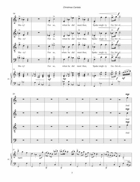 Christmas Cantata 2001 Vocal Piano Score Page 2