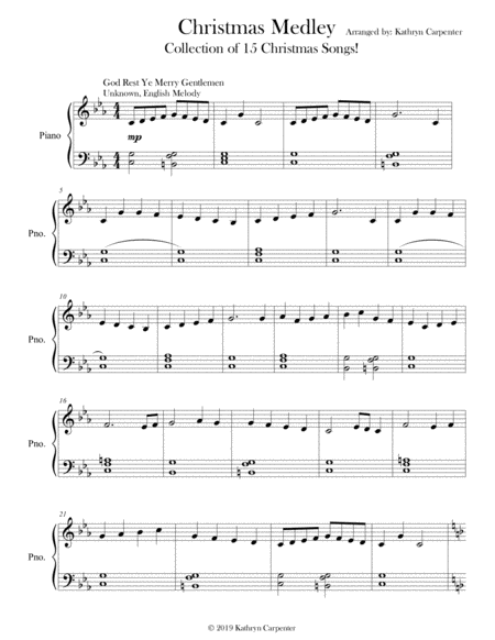 Christmas Collection For Piano 15 Christmas Songs Page 2