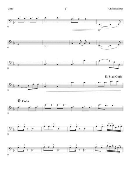 Christmas Day Arr Ed Hogan Cello Page 2