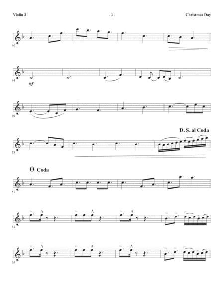 Christmas Day Arr Ed Hogan Violin 2 Page 2