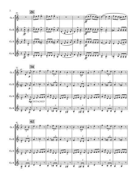 Christmas Day In The Morning For Clarinet Quartet Page 2