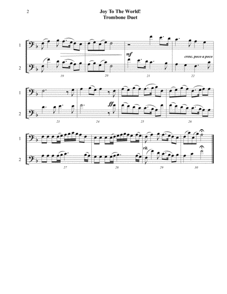 Christmas Duet Collection For Trombone Page 2