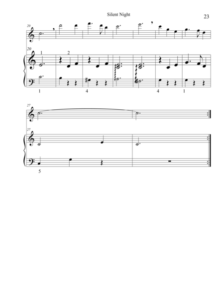 Christmas Duets For Flute Piano Silent Night Page 2