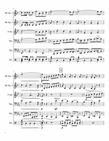 Christmas Joy March Erik Leidzn Brass Quintet Perc Page 2