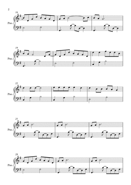 Christmas Lights By Coldplay Piano Page 2