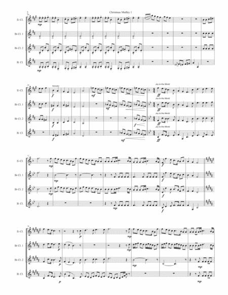 Christmas Medley 1 For Clarinet Quartet Page 2