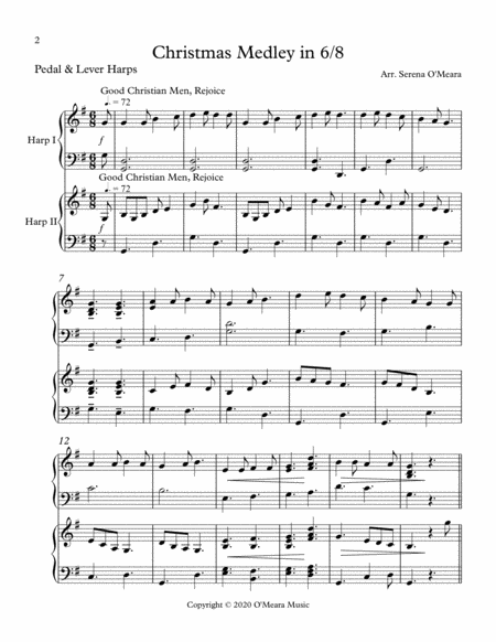 Christmas Medley In 6 8 Score Parts Page 2