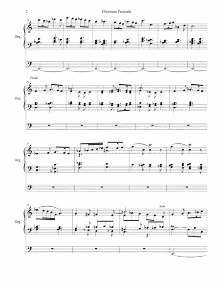 Christmas Pastorale For Organ Page 2