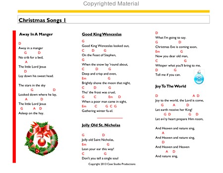 Christmas Songs Folios 1 2 Page 2