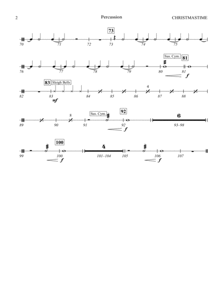 Christmastime Arr Joseph M Martin Percussion Page 2