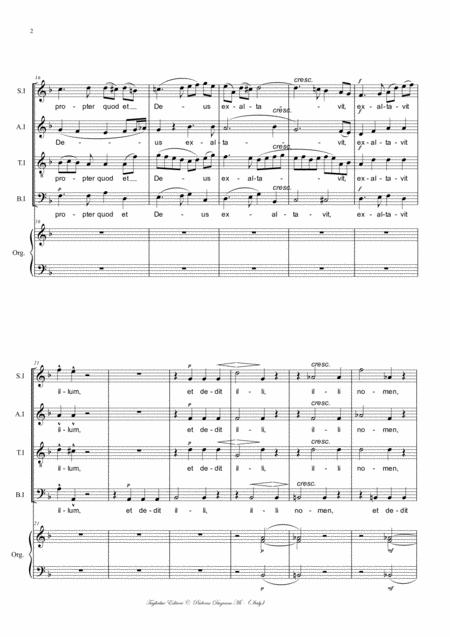 Christus Factus Est Ii Wab 10 Bruckner Arr For Ssaattbb Org Page 2