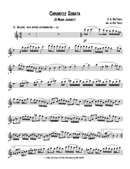 Chronicle Sonata A Minor Journey For Flute And Guitar Flute Part Page 2