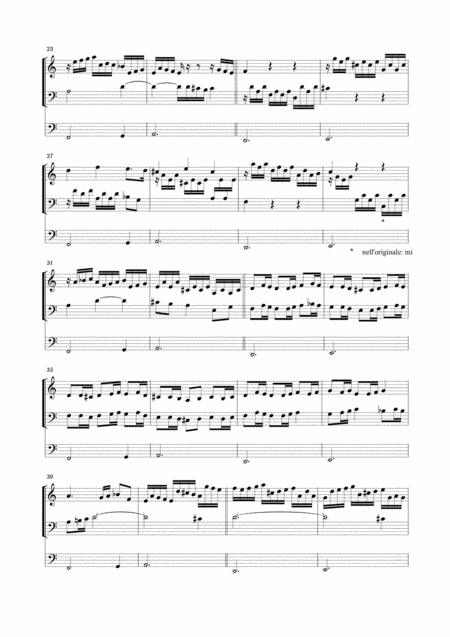 Ciacona In D Minor Pachelbel For Organ 3 Staff Page 2