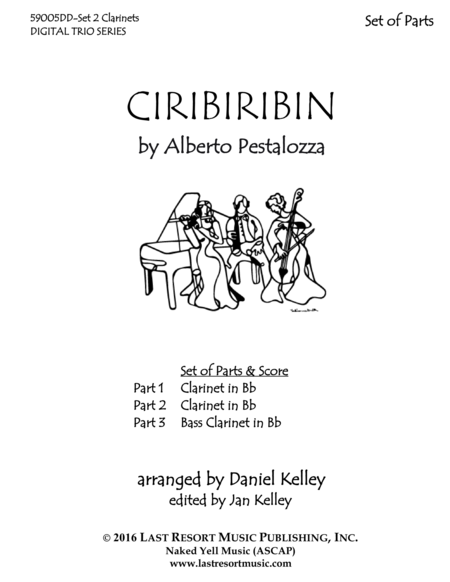 Ciribiribin For Clarinet Trio Page 2