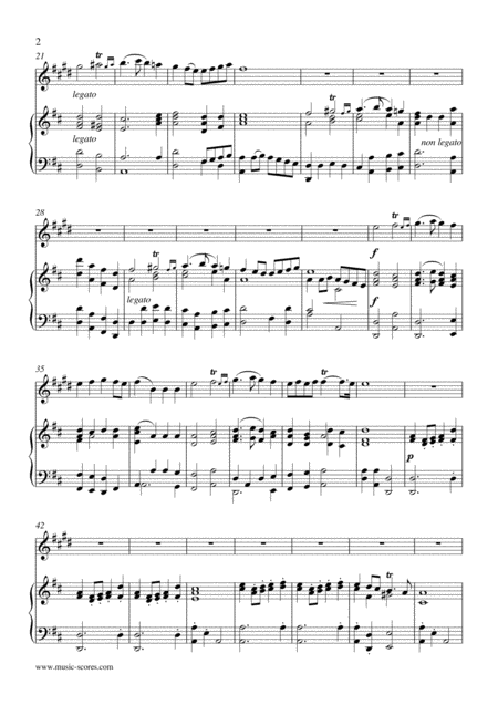 Clarke Trumpet Voluntary Or Prince Of Denmarks March Clarinet And Piano Page 2